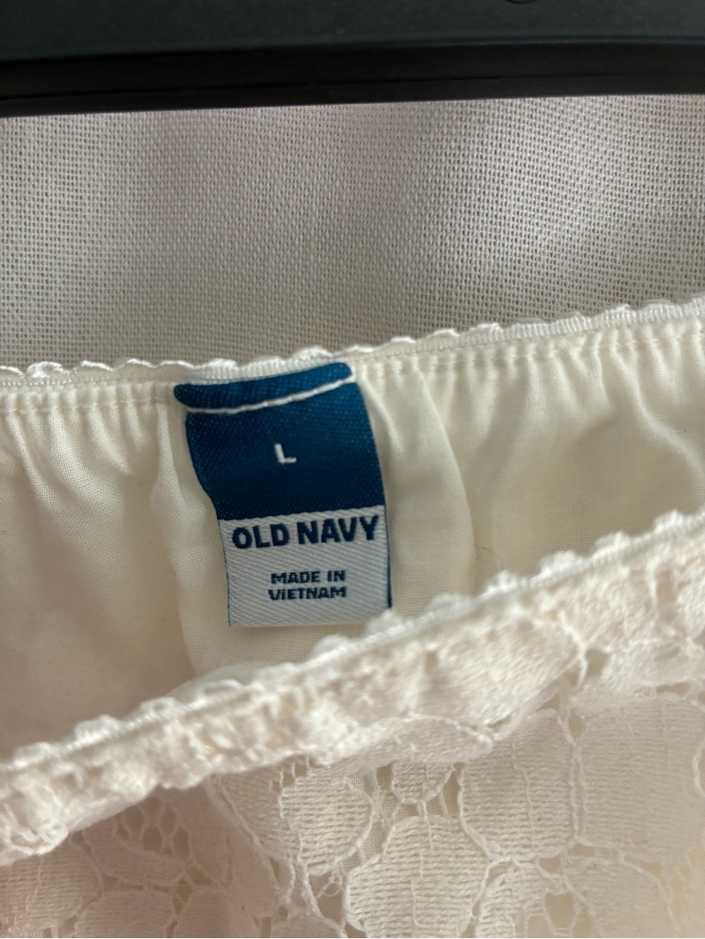 NWOT Old Navy White Lace Midi Skirt Size L - Picture 3 of 8
